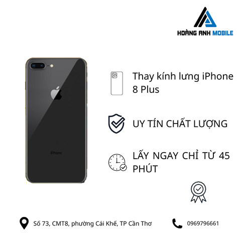 Thay kính lưng iPhone 8 Plus