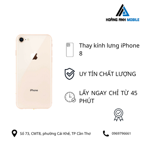 Thay kính lưng iPhone 8