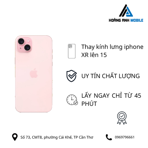 Thay kính lưng XR lên 13/14/15/16