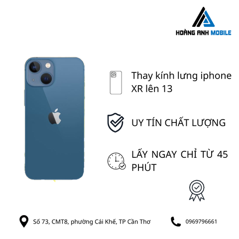Thay kính lưng XR lên 13/14/15/16