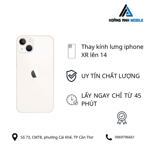 Thay kính lưng XR lên 13/14/15/16