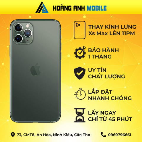 Thay kính lưng Xs Max lên 11Prm/12Prm