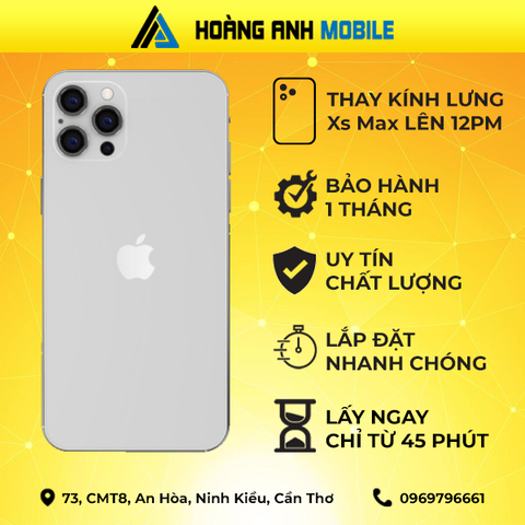 Thay kính lưng Xs Max lên 11Prm/12Prm
