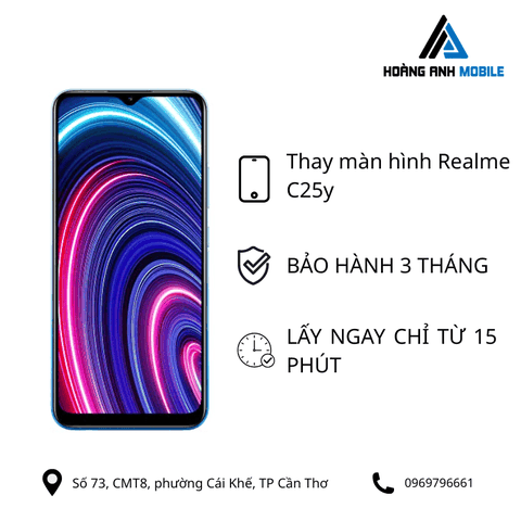 Thay màn hình Realme C25y