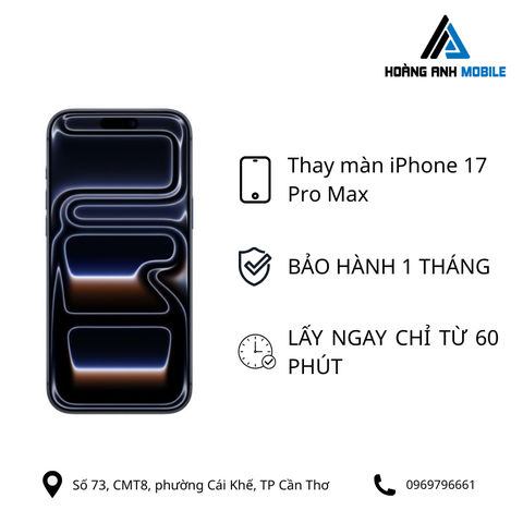 Thay màn iPhone 17 Pro Max
