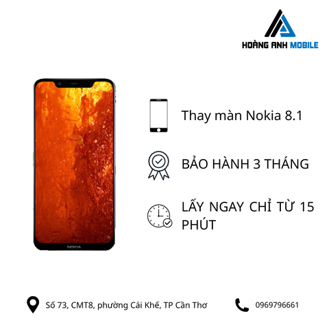 Thay màn hình Nokia 8.1