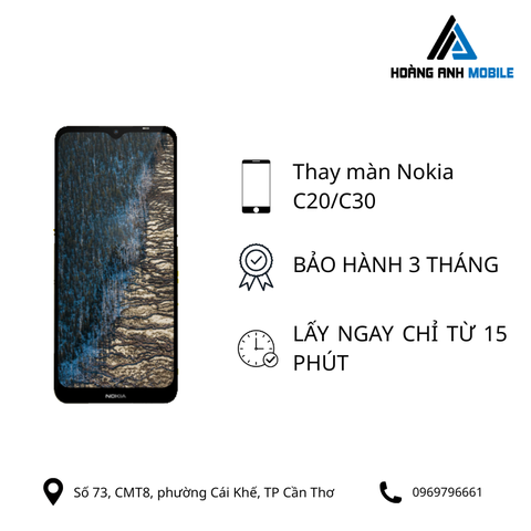 Thay màn hình Nokia C20/C30