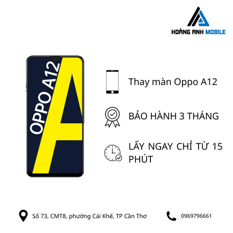 Thay màn hình Oppo A12