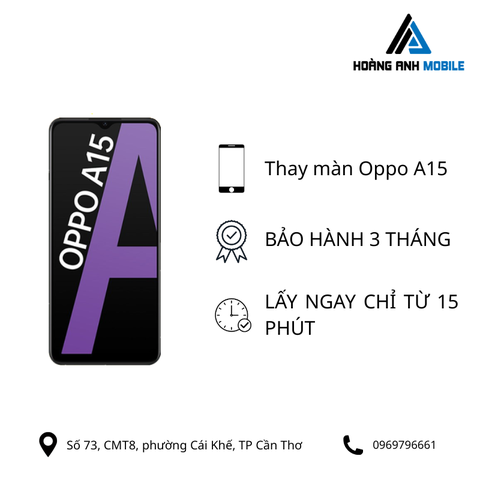Thay màn hình Oppo A15