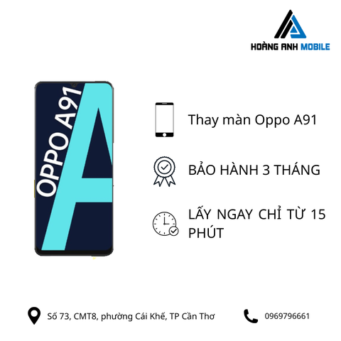 Thay màn hình Oppo A91