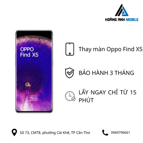 Thay màn hình Oppo Find X5
