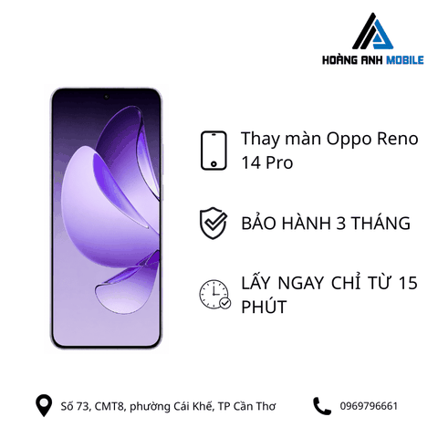 Thay màn hình Oppo Reno 14 Pro