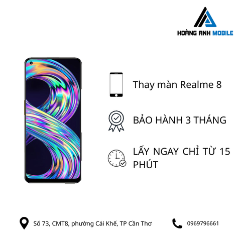 Thay màn hình Realme 8