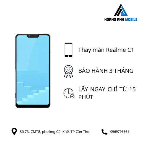Thay màn hình Realme C1
