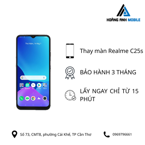 Thay màn hình Realme C25s