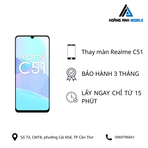 Thay màn hình Realme C51