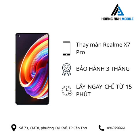 Thay màn hình Realme X7 Pro