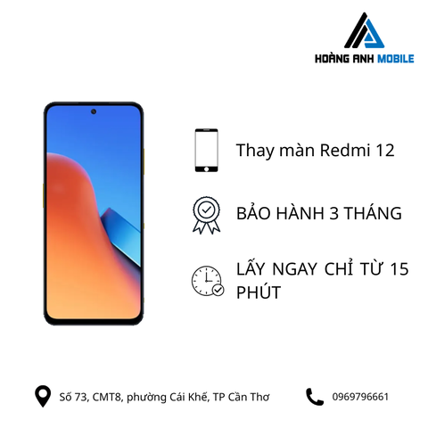 Thay màn hình Redmi 12