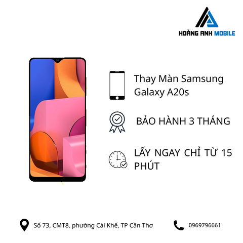 Thay màn hình Samsung Galaxy A20s