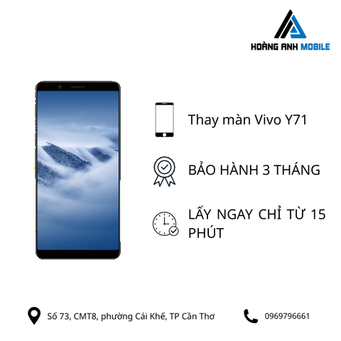 Thay màn hình Vivo Y71