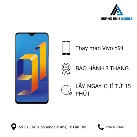 Thay màn hình Vivo Y91