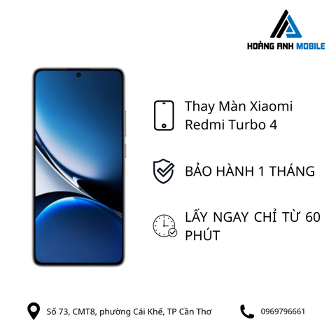 Thay màn Xiaomi Redmi Turbo 4