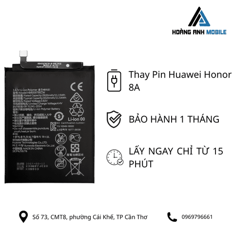 Thay Pin Huawei Honor 8A