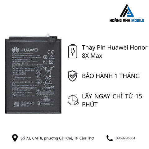 Thay Pin Huawei Honor 8X Max