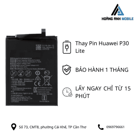 Thay Pin Huawei P30 Lite
