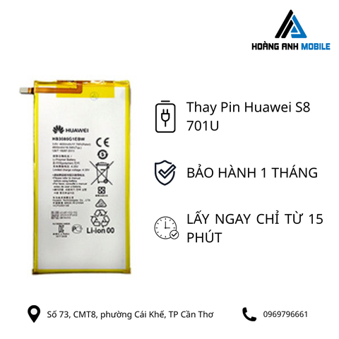 Thay Pin Huawei S8 701U