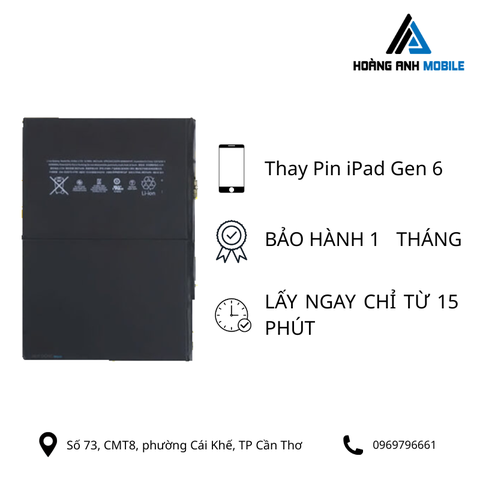Thay Pin iPad Gen 6