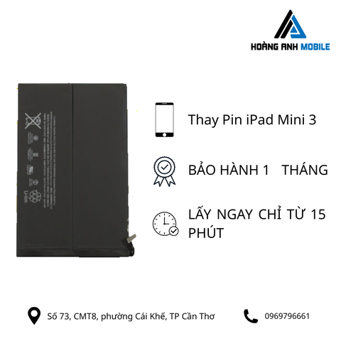 Thay Pin iPad Mini 3