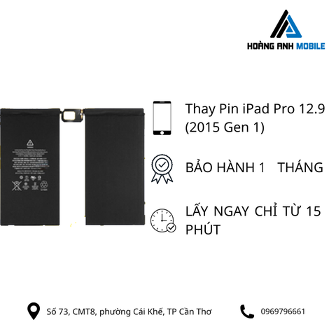 Thay pin iPad Pro 12.9 (2015 Gen 1)