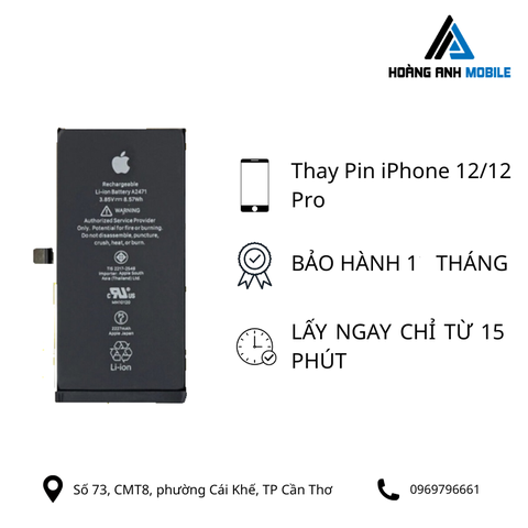 Thay Pin iPhone 12/12 Pro