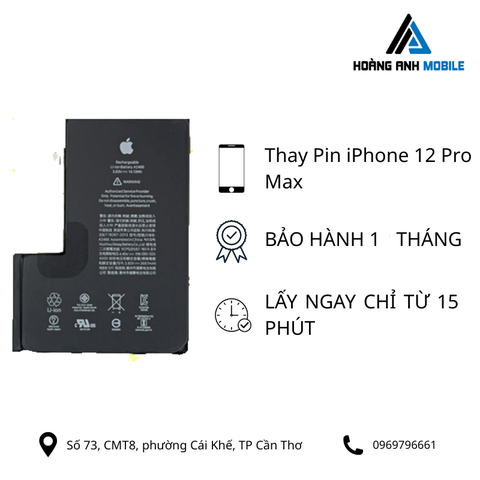Thay Pin iPhone 12 Pro Max