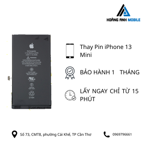 Thay Pin iPhone 13 Mini
