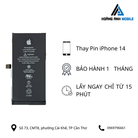 Thay Pin iPhone 14