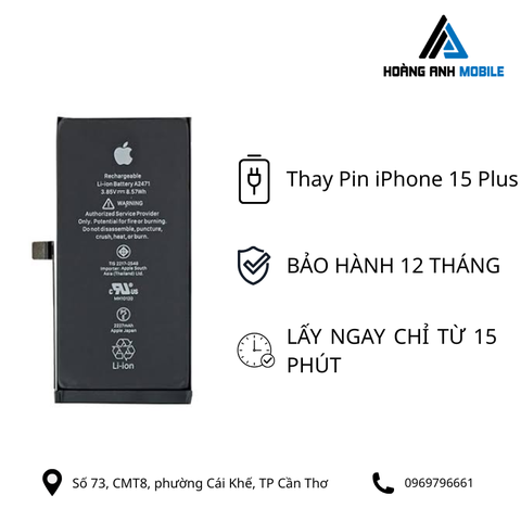 Thay pin iPhone 15 Plus