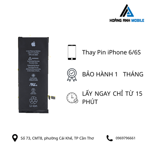 Thay Pin iPhone 6/6S