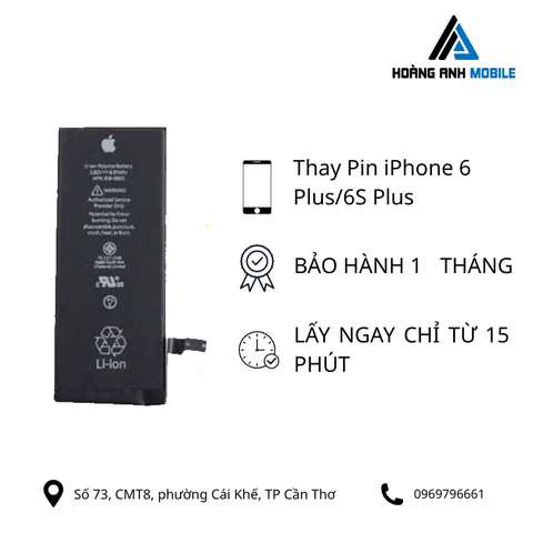 Thay Pin iPhone 6 Plus/6S Plus
