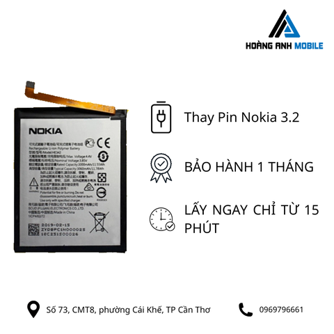 Thay Pin Nokia 3.2