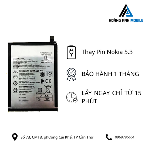 Thay Pin Nokia 5.3