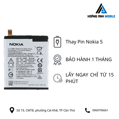 Thay Pin Nokia 5