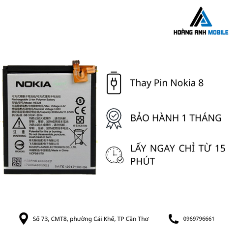 Thay Pin Nokia 8
