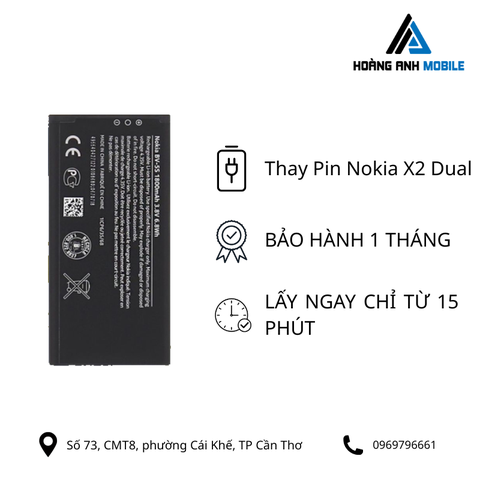 Thay Pin Nokia X2 Dual