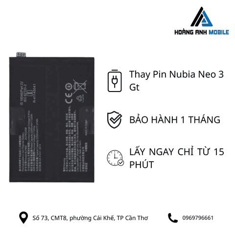 Thay Pin Nubia Neo 3 Gt