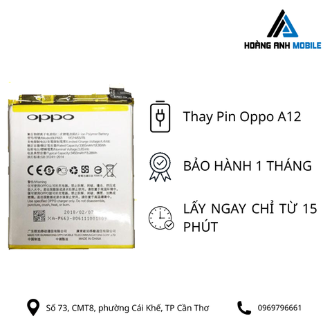 Thay Pin Oppo A12