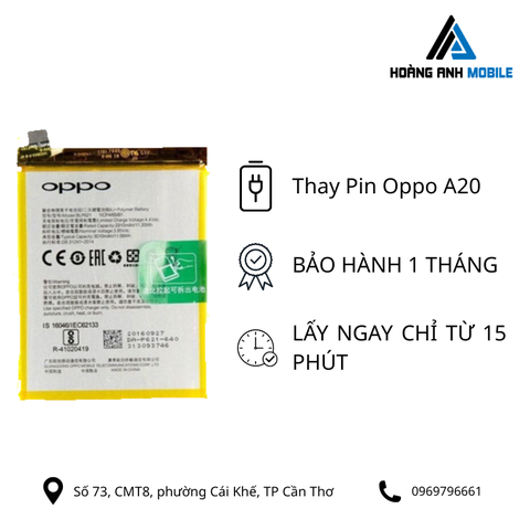 Thay Pin Oppo A20