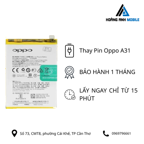 Thay Pin Oppo A31