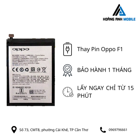 Thay Pin Oppo F1